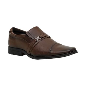Sapato-Social-Caramelo-Fivela-Central-em-X-|-Freeland-Tamanho--39---Cor--CARAMELO-0
